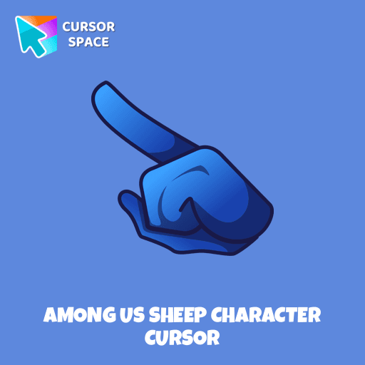 Among Us Sheep Character cursor